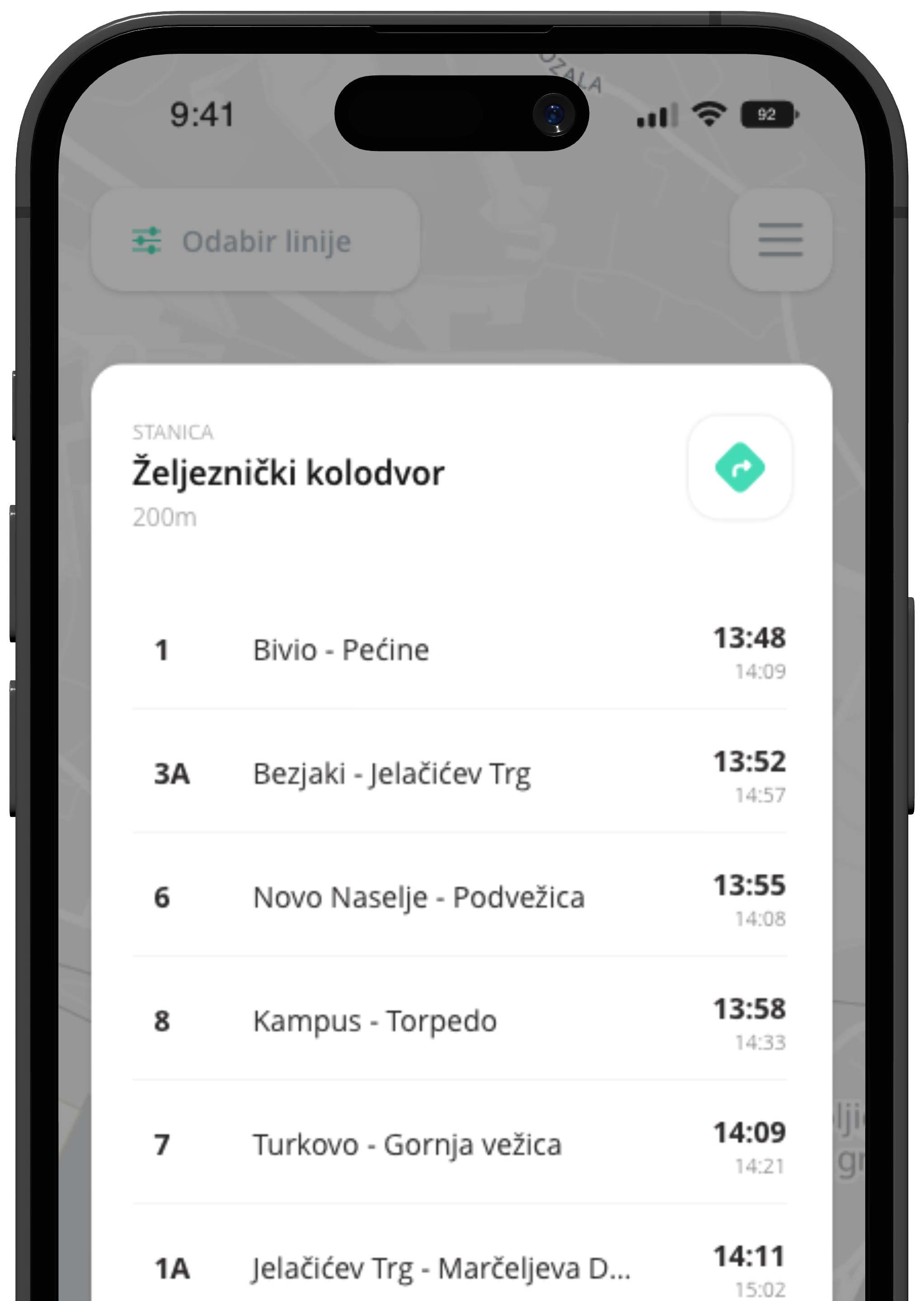 App screen transport